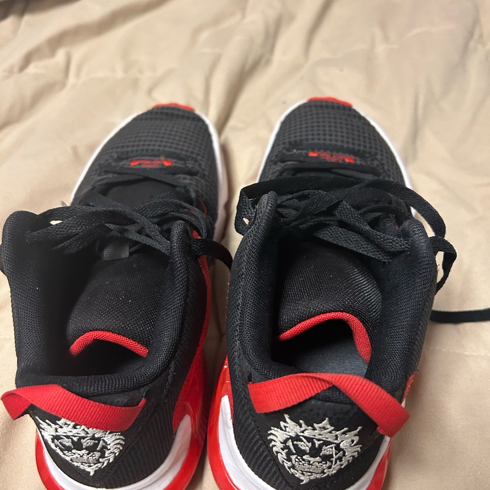 Black and Red Athletic Sneakers
